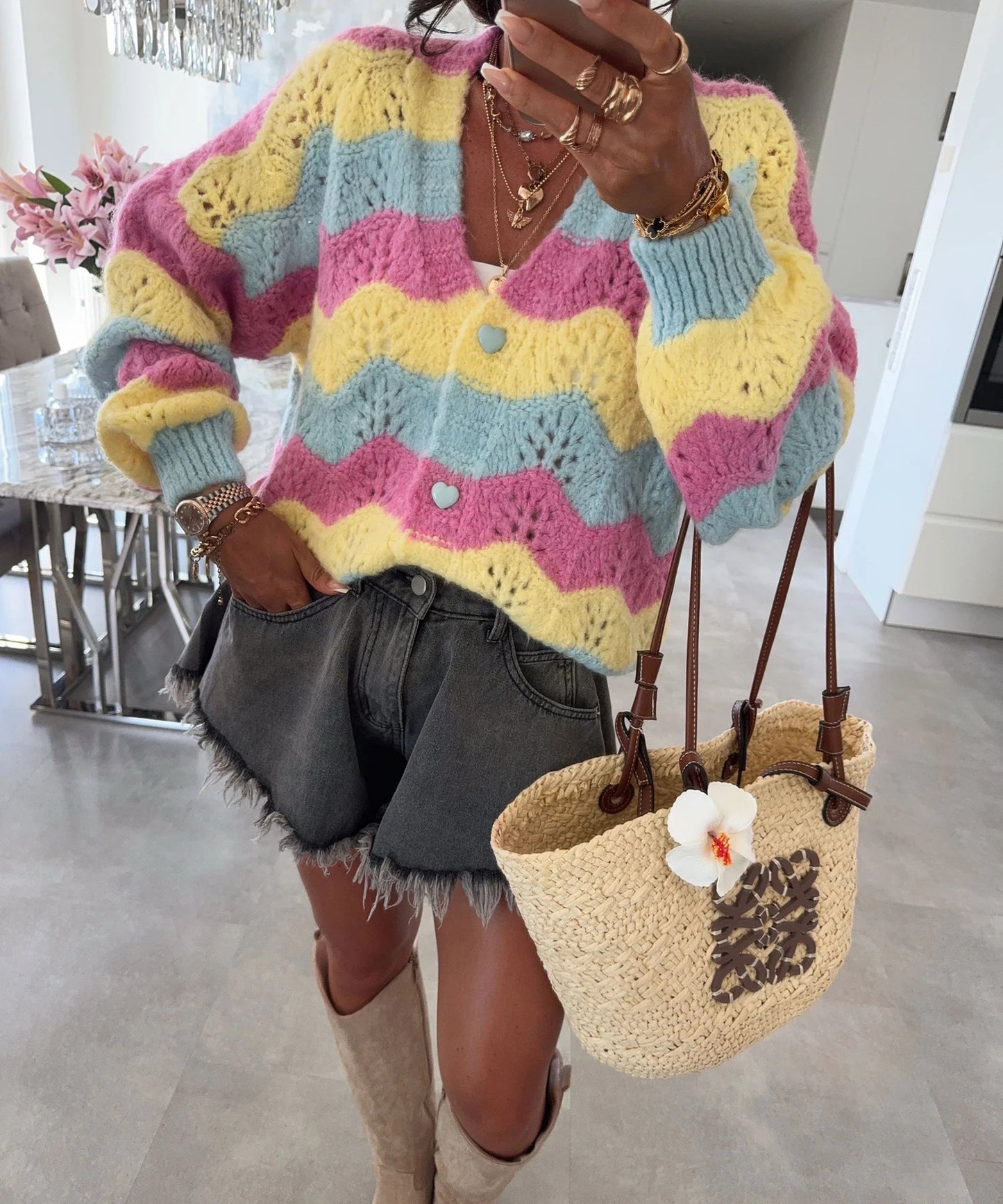 Cardigan Oversize Tricot