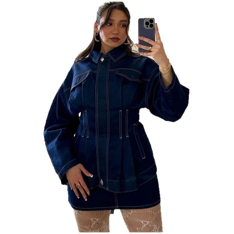 Veste en Jean Cintrée
