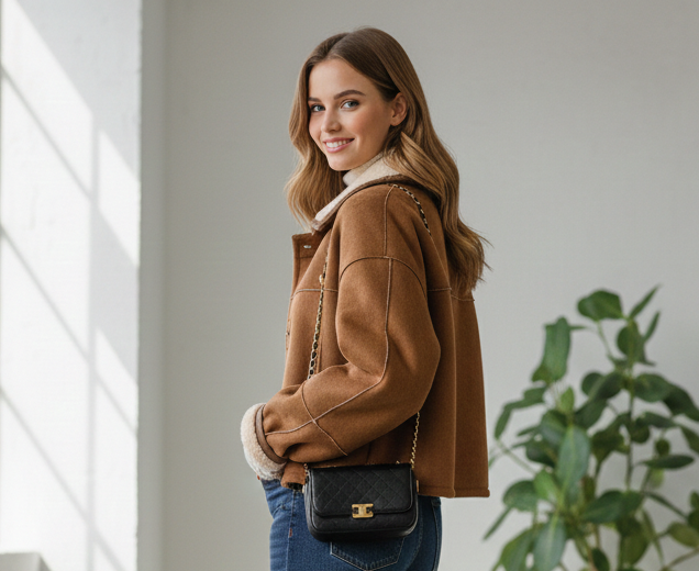 Veste réversible pour femme