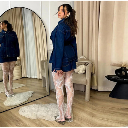 Veste en Jean Cintrée